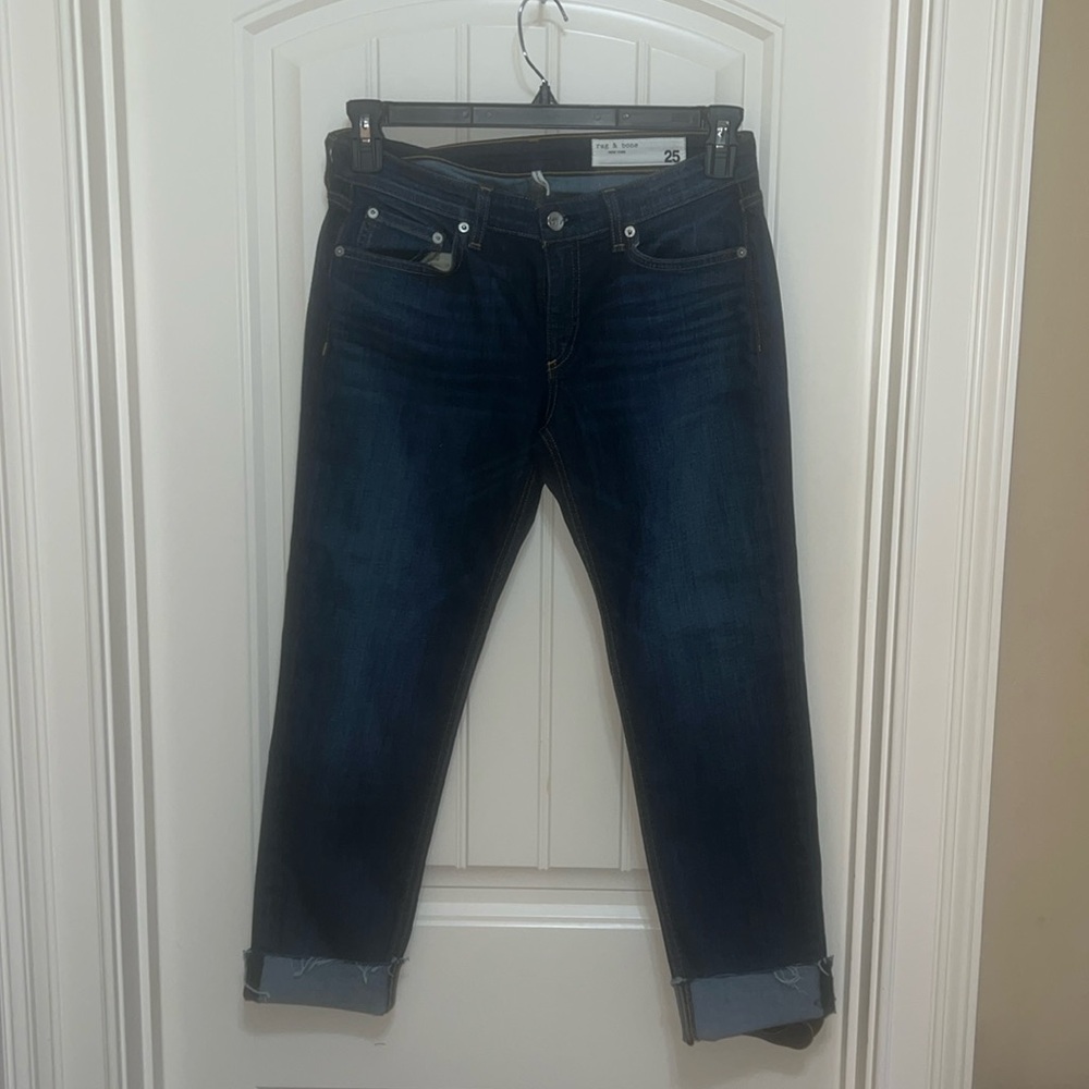Rag & Bone Dre Low-rise Slim Boyfriend jeans size 25